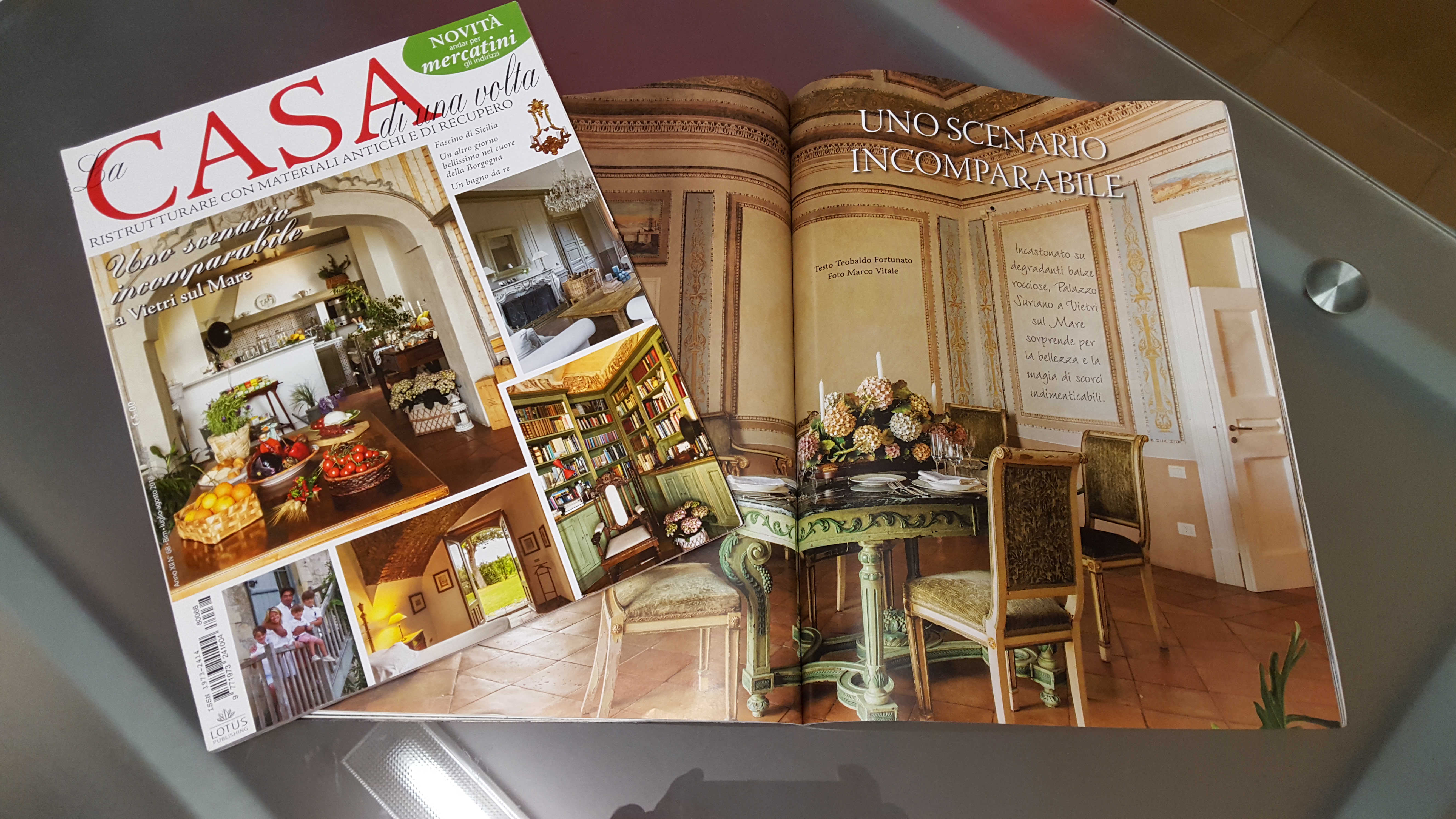 Servizio fotografico per rivista di arredamento