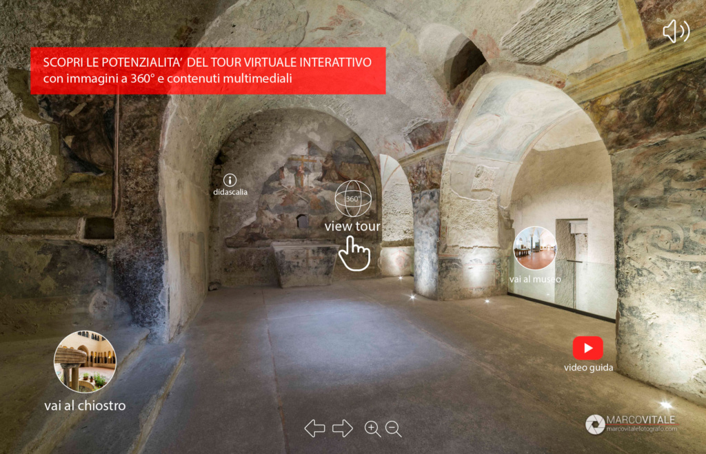 Visita virtuale interattiva per musei