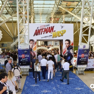 Paul Rudd and Evangeline Lilly - preview ANT_MAN Marvel - Giffoni 2018 - Fotografo Marco Vitale Paul Rudd - Evangeline Lilly-2441