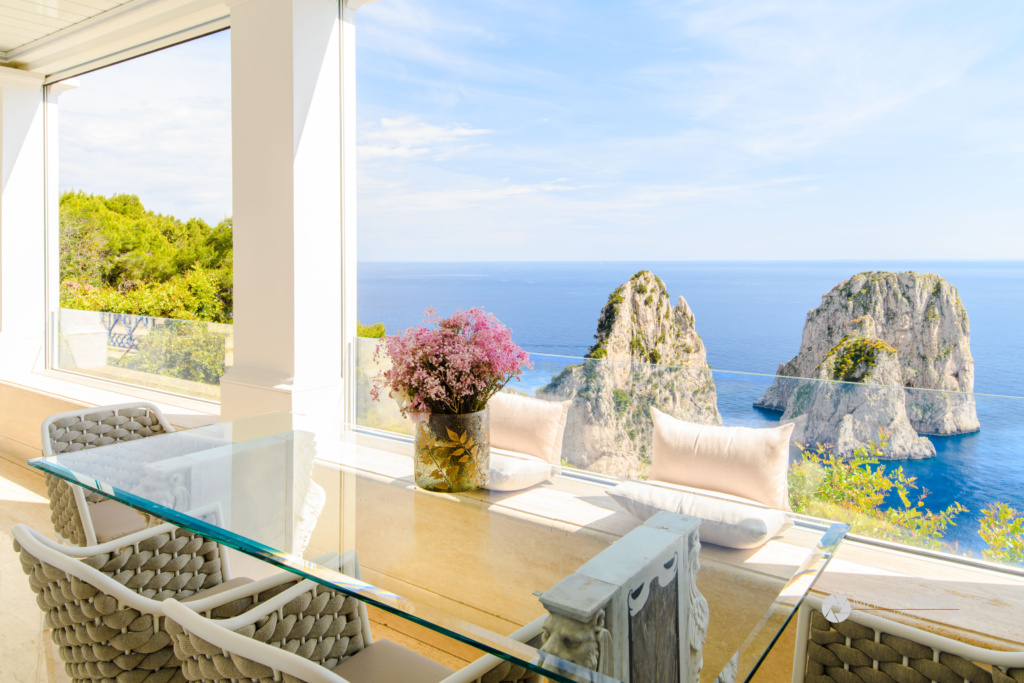 Servizio fotografico per villa di lusso a Capri